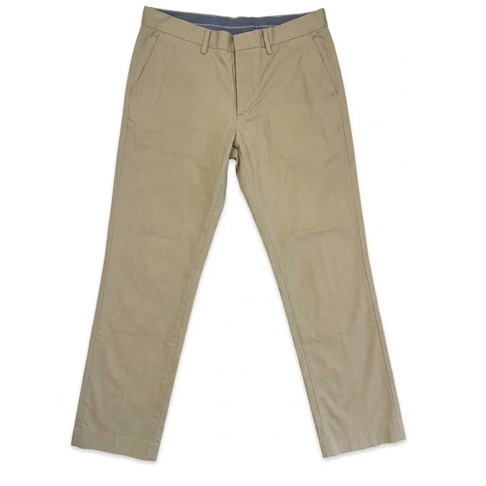 J.CREW MEN'S CLASSIC-FIT STRETCH CHINO PANT - SIZE 34x30 - KHAKI B006